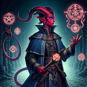 Tiefling Warlock - Spellcasting Character with Arcane Powers