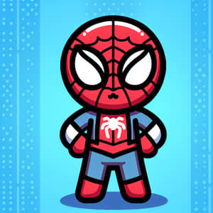Cute Spider-Themed Superhero Clipart | Superhero Outfit