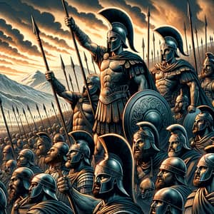 Battle of Thermopylae: Unsung Heroes Illustration