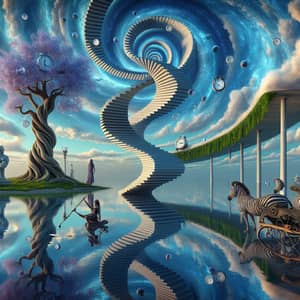Surrealistic Transitions: Dreamlike Scene Depicting Unusual Beauty | AI ...