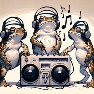Three Playful Toad Dubsteppers | Creative Toad Musicians