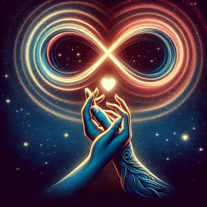 Symbolic Representation of Endless Love | Diverse Hands Intertwined