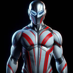 Modern Ultraman Redesign: Futuristic Hero Revamped