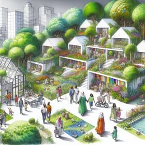 Exemplary Community Vision: Green Spaces, Inclusivity, Sustainable Living