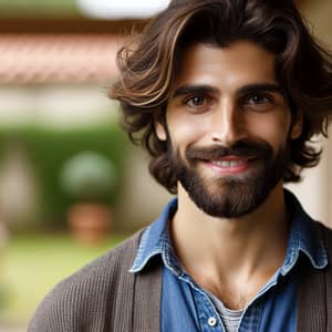 Meet Faisal: Warm Smile Middle Eastern Man Portrait | Outdoor View