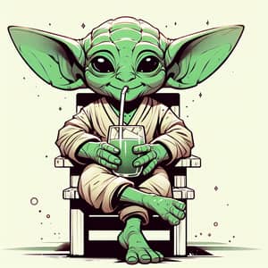 Wise Green-Skinned Being from a Galaxy Far Away | Ancient Wisdom & Mystical Energy