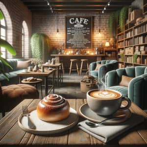 Beautiful Coffee House Scene - Café App Cover Photo