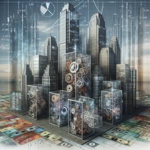 Abstract Financial Institutions: Skyscraper Banks & Global Networks