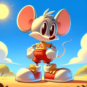 Cute Mouse Character in Sunny 2D Style | Disney Inspired