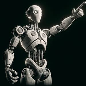 3D Character Model with Flexible Articulation Points and Dynamic Lighting System