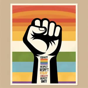 Empowering Poster: Equality, Respect, Unity