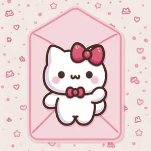 Lovable Hello Kitty Letter Background