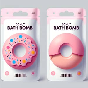 Unique Donut-Shaped Bath Bomb Design for Effervescent Bath Experience