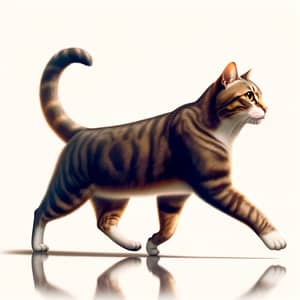 Cat Walk: A Feline's Human-Like Stroll