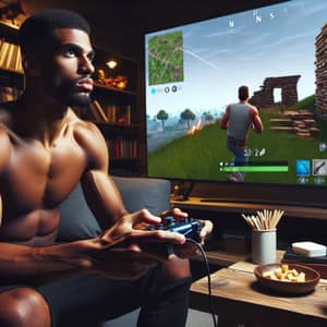 Mbappe Playing Fortnite: Intense Gamer Focus