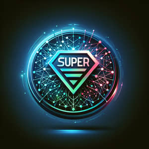 Super Network Icon - Vibrant and Modern Design