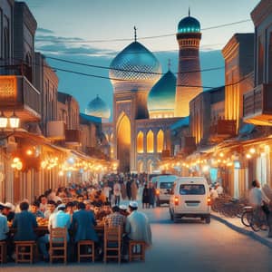 Night Life in Tashkent: Hazrati Imam Mosque & Traditional Mahalla