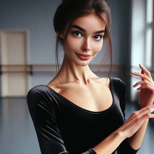Professional Ballerina Elvira Alikhanova | Dance Studio Practice