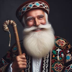 Traditional Uzbek Man | Wise Storyteller Character