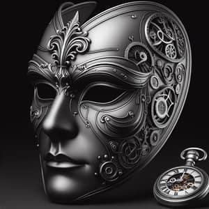 Elegant Angular Male Mask Design for Modern Sophistication