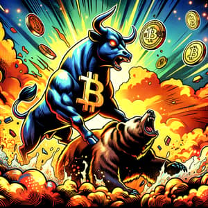 Epic Crypto Bull vs Bear Battle | Triumph of the Bull