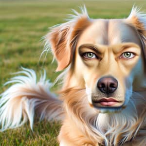Dog with Human-like Face | Surreal Canine Transformation