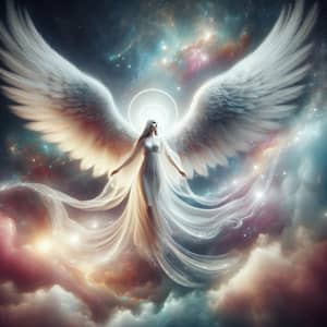 Celestial Figure of Grace and Peace | Ethereal Serenity