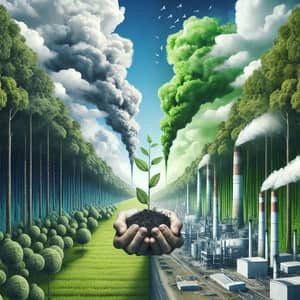 Sustainability vs. Climate Change: A Visual Metaphor of Hope