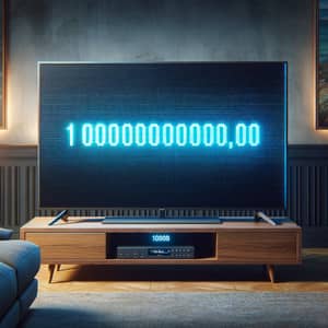 Modern TV with 1 Quadrillion Display - Stylish Design