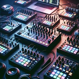 Professional MIDI DJ Controller Setup for DJ Performances