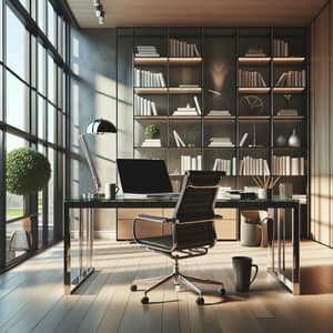 Sleek Minimalist Office Space Design Ideas