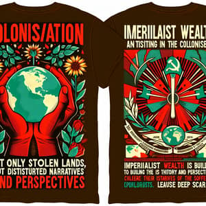 Empowering Designs: Symbolic T-shirts Resisting Colonial Narratives