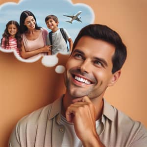 Multicultural Family Daydreaming About Bright Future | Website Name