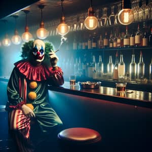 Spooky Clown Man in Bar | Loneliness and Isolation