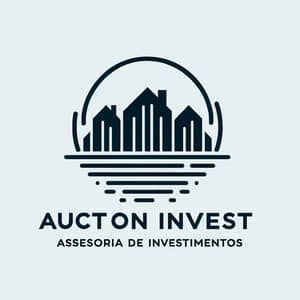 Minimalist Logo Design for Auction Invest Investment Advisory
