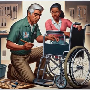 Wheelchair Maintenance Tutorial: Skilled Technician & Curious Learner