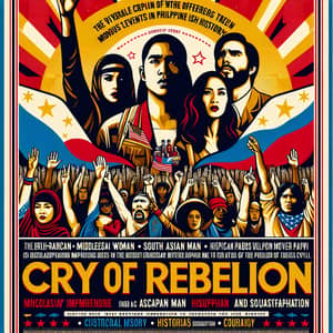 Cry of Rebellion - Vintage Film Poster | Philippines History