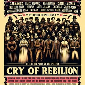 Cry of Rebellion Movie Poster | Late 19th Century Style