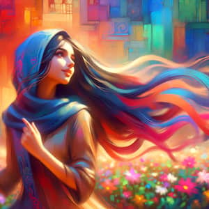 Mayssam - Vibrant Fantasy-inspired Digital Art