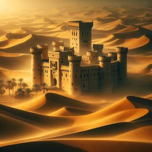 Medieval Castle in the Arabian Desert