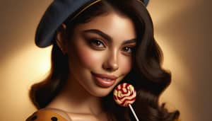 Retro Pin-up Style Portrait Photography | Charming Hispanic Woman