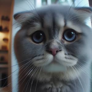 Sad Blue Cat - Find Cuteness in Every Shade