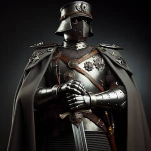 20th Century Military Figure Reimagined as Medieval Knight