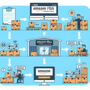 Amazon FBA Process Illustrated | Ecommerce Product Shipping & Storage