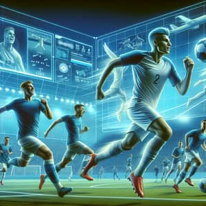 Dynamic Under-23 Soccer Game | Energetic Athletes Display Skill