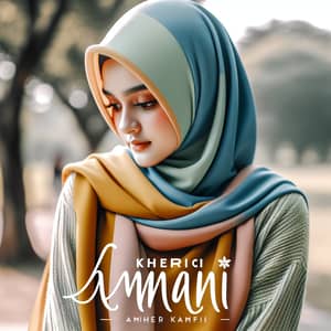 Serene Girl Wearing Hijab Kherici Amani - Nature Setting