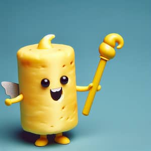 Yellow Cylindrical Minion Character in Yeat Costume