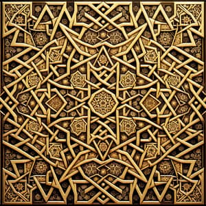 Gold Islamic Geometric Patterns | Traditional Islamic Art