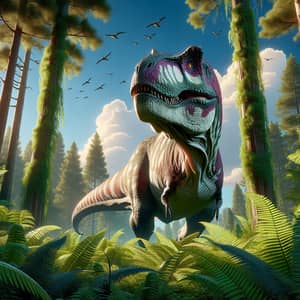Majestic Dinosaur: The Roaming Tyrannosaurus Rex