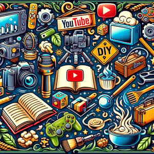YouTube Video Categories Artwork | Vlogging, Gaming, DIY & More